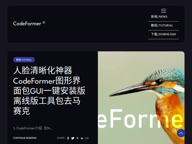 CodeFormer-站点缩略图